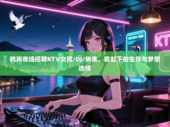 鹤岗夜场招聘KTV女孩/DJ/销售，霓虹下的生存与梦想选择